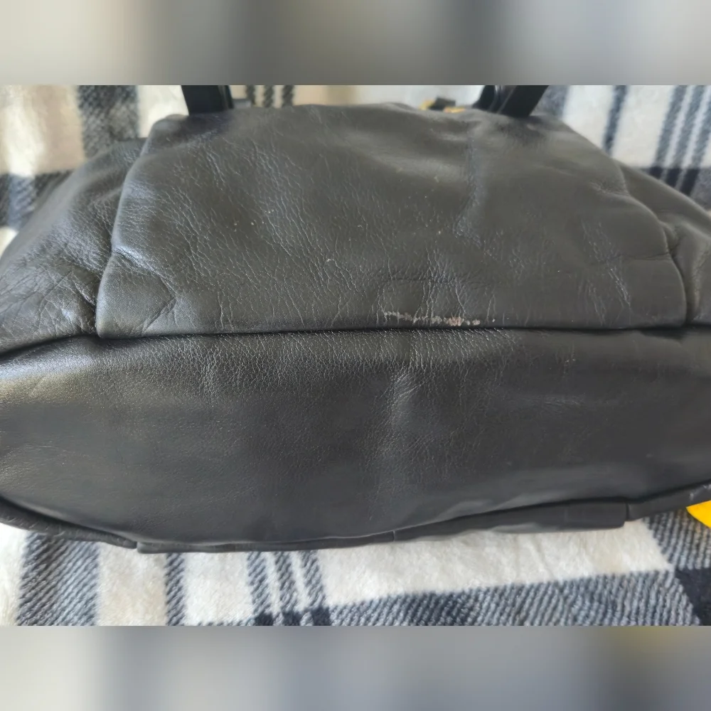 Coach Vintage  Juliette Black Leather  Bag - Picture 11 of 16